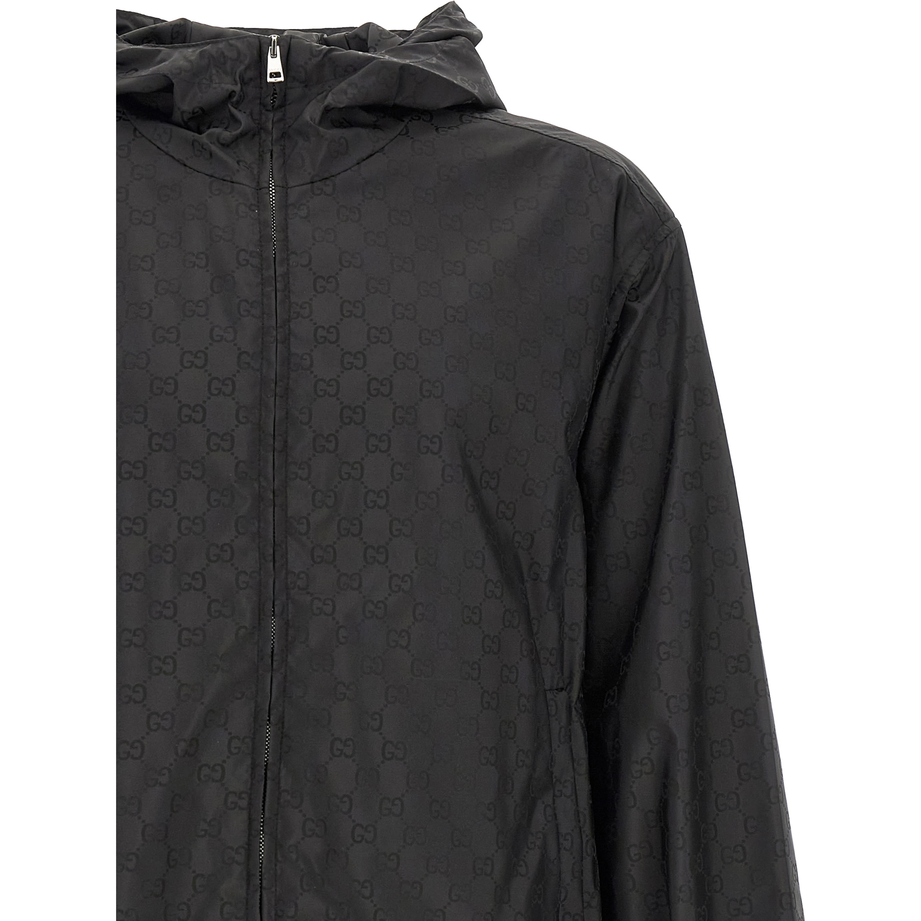 Black Polyamide Shell Jacket