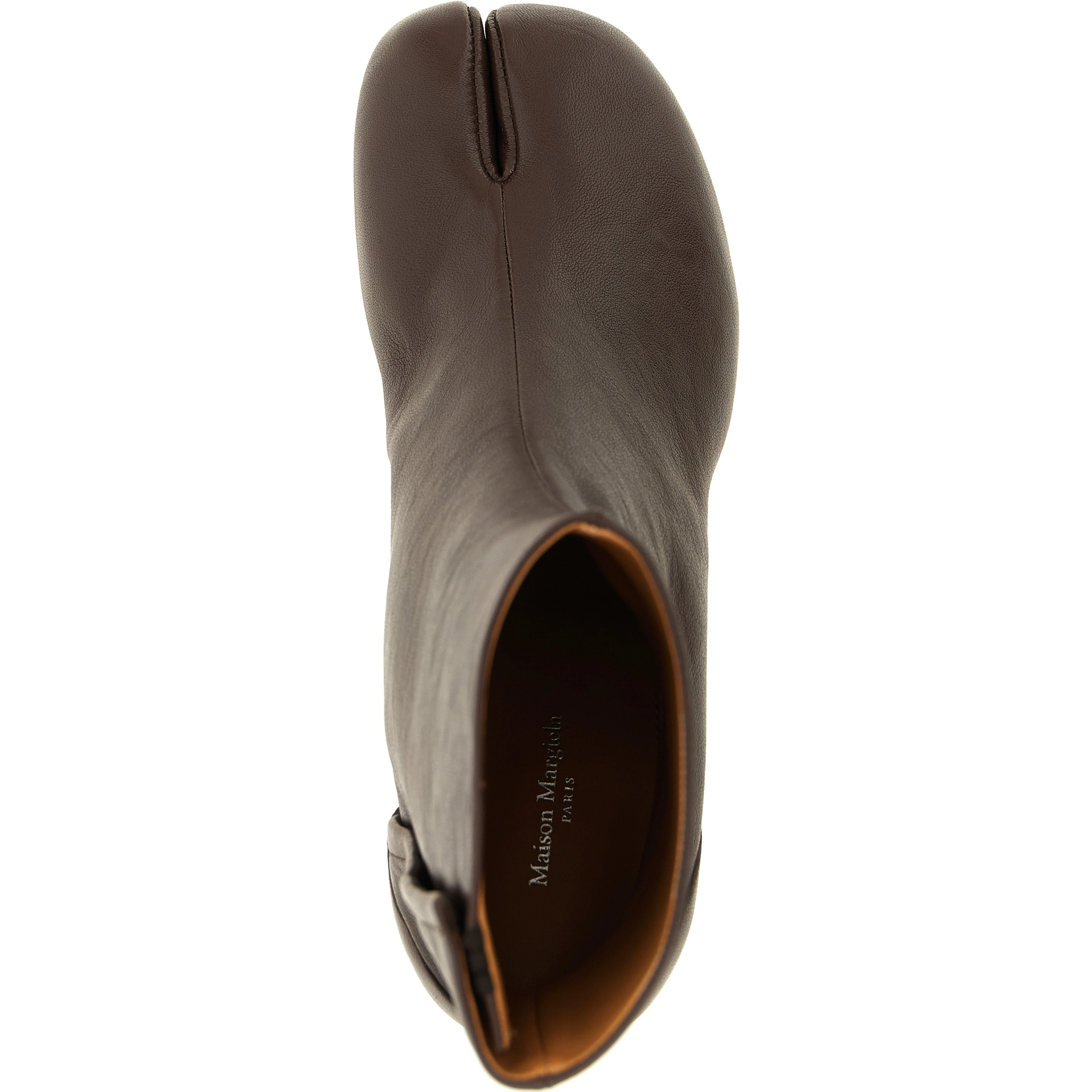 Brown Lamb Leather Ankle Boots