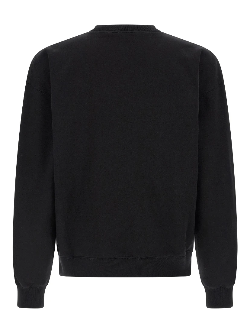 Black Cotton Sweatshirt