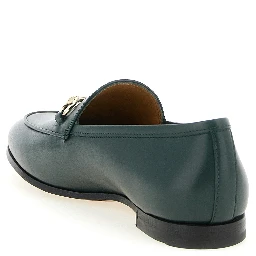 Bicolor Calfskin Slip-On Loafers