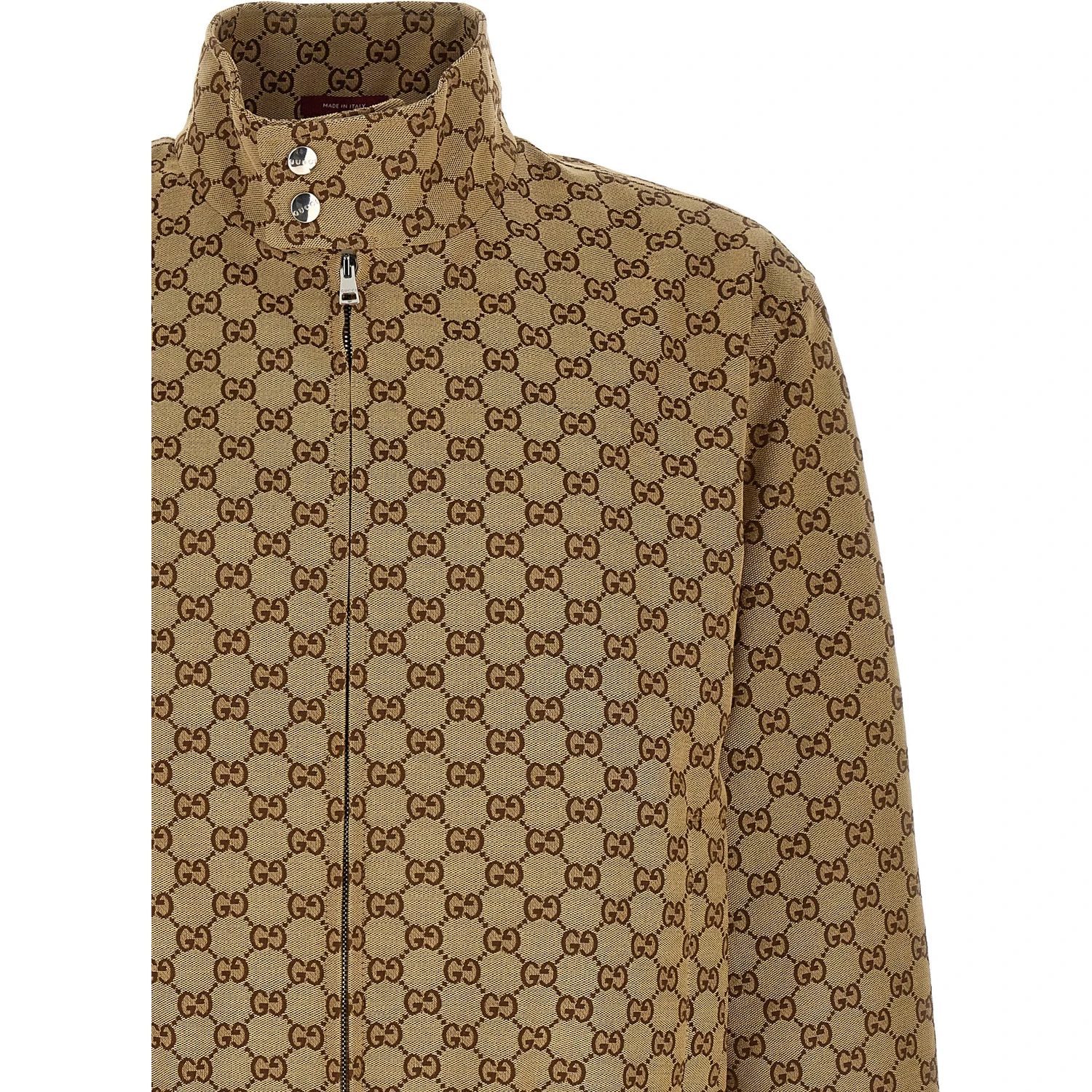 Beige Cotton Bomber