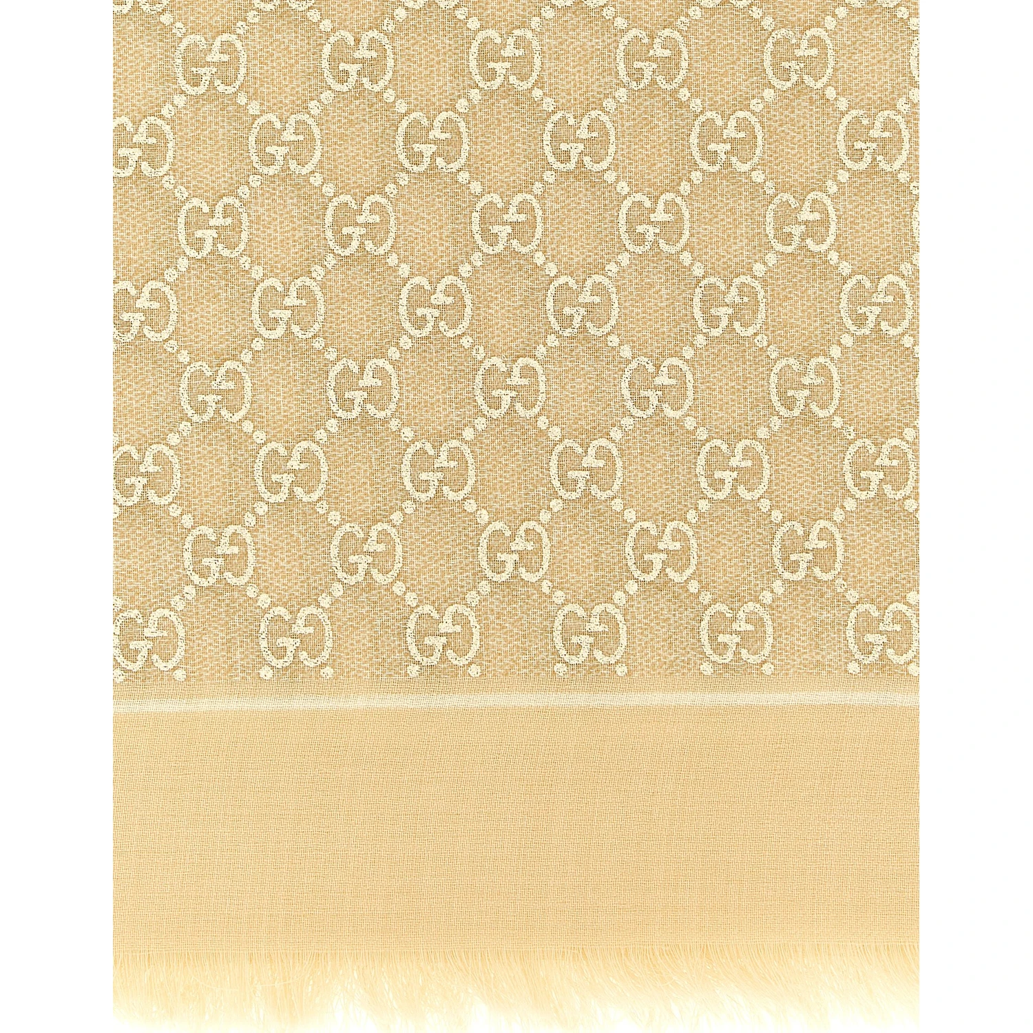 Beige Wool Scarf