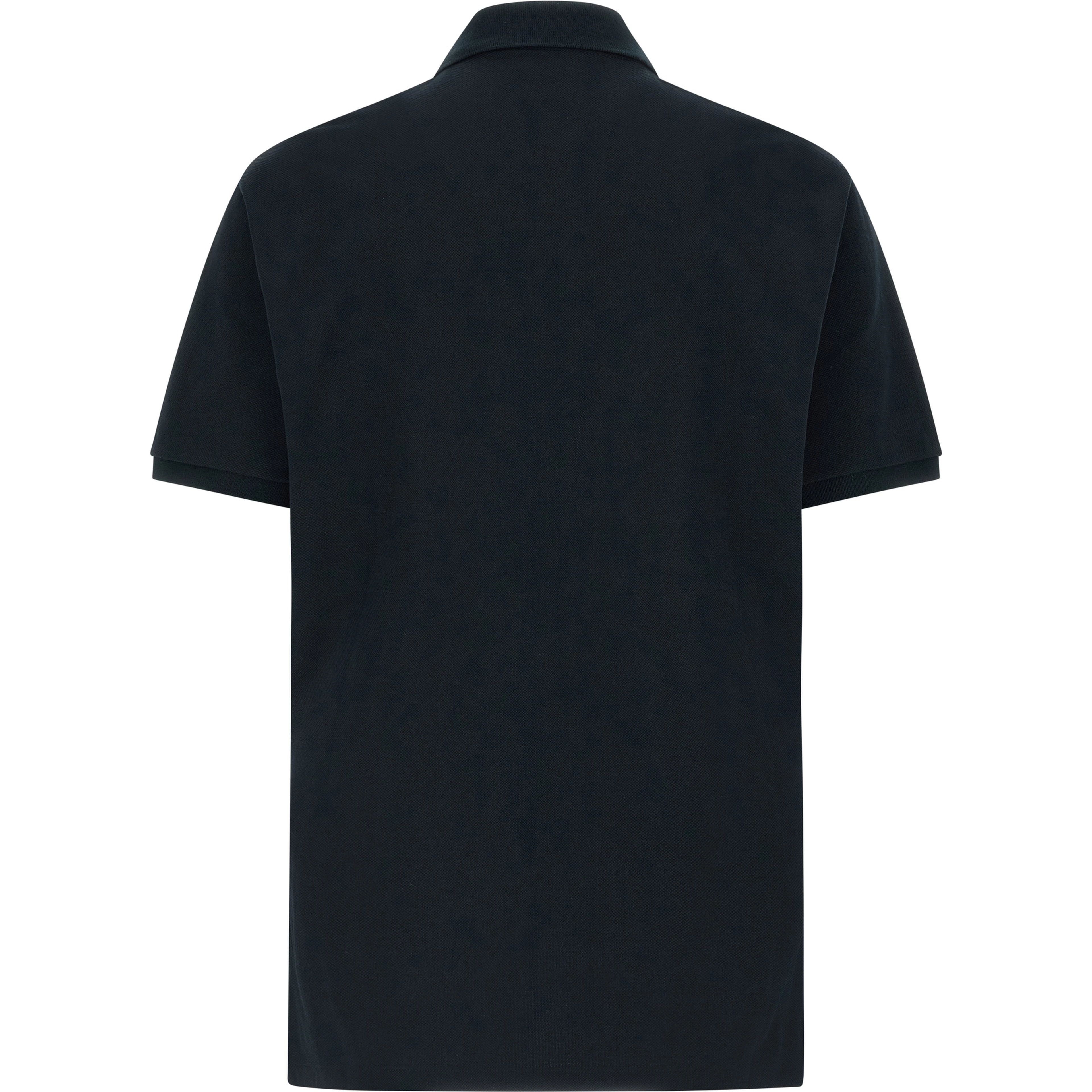 Blue Cotton Polo Shirt