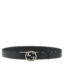 Black Calfskin Regular Belt