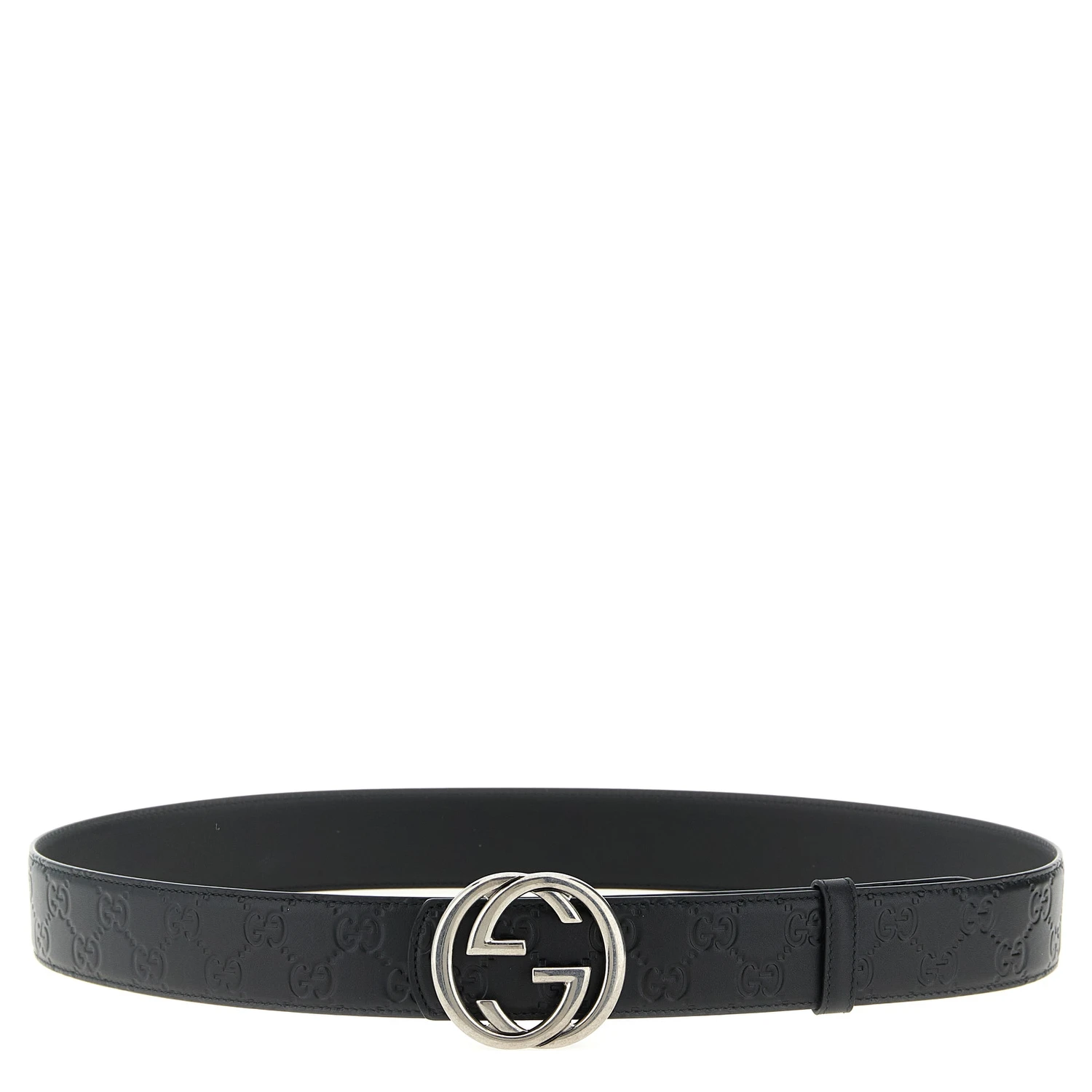 Black Calfskin Regular Belt