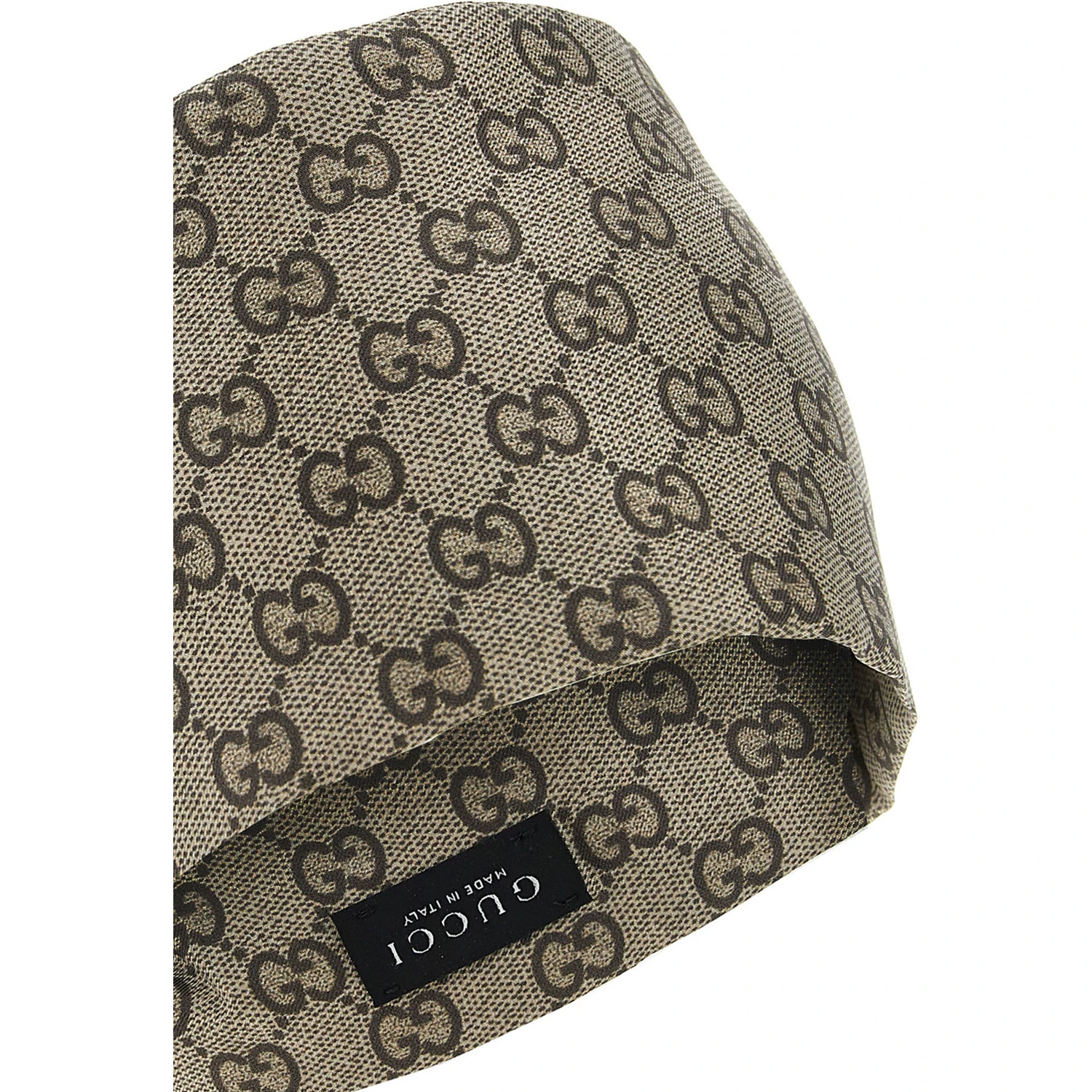 Beige Silk Headband