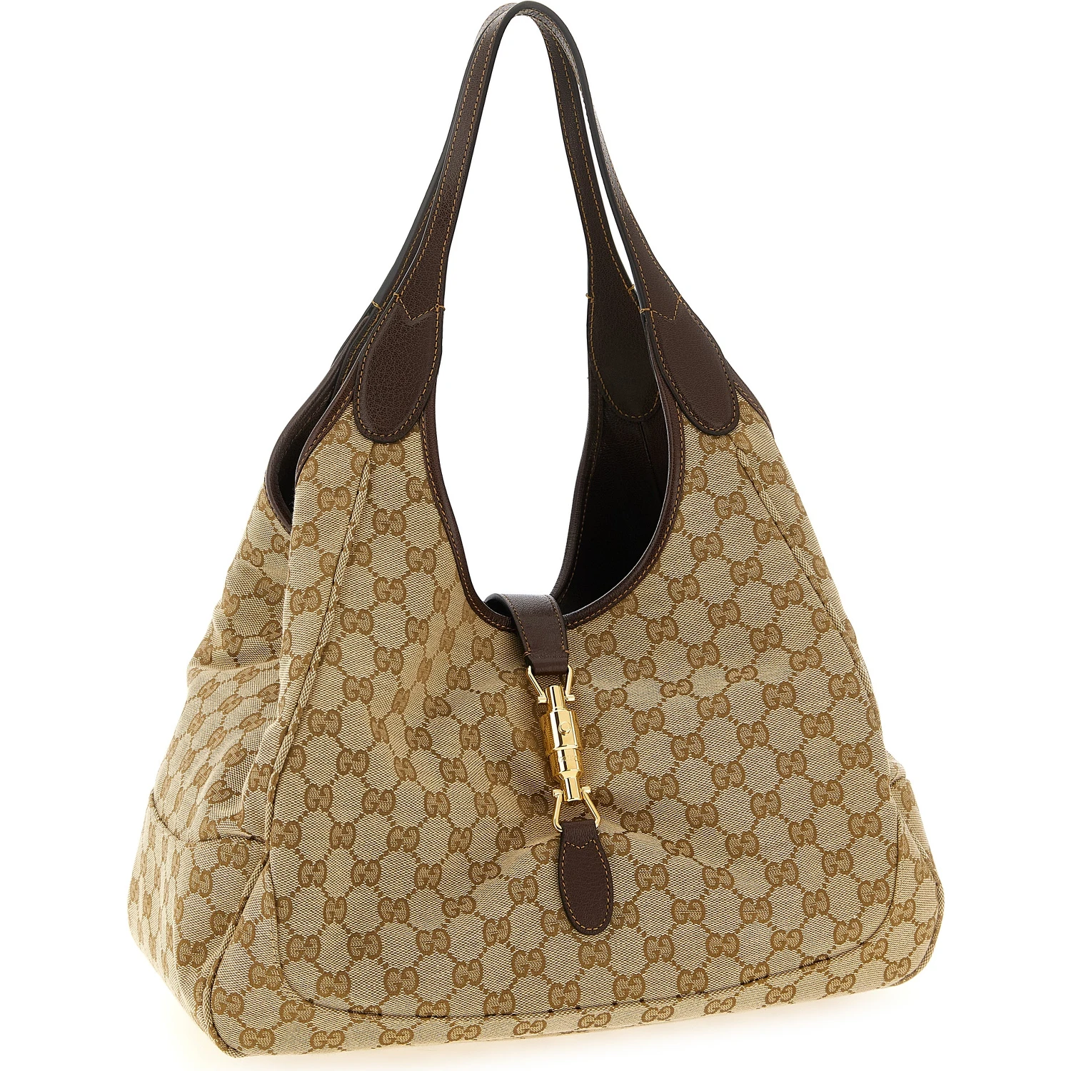 Beige Polyester Tote Bag