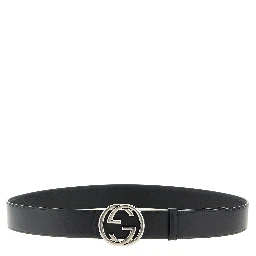Black Calfskin Regular Belt