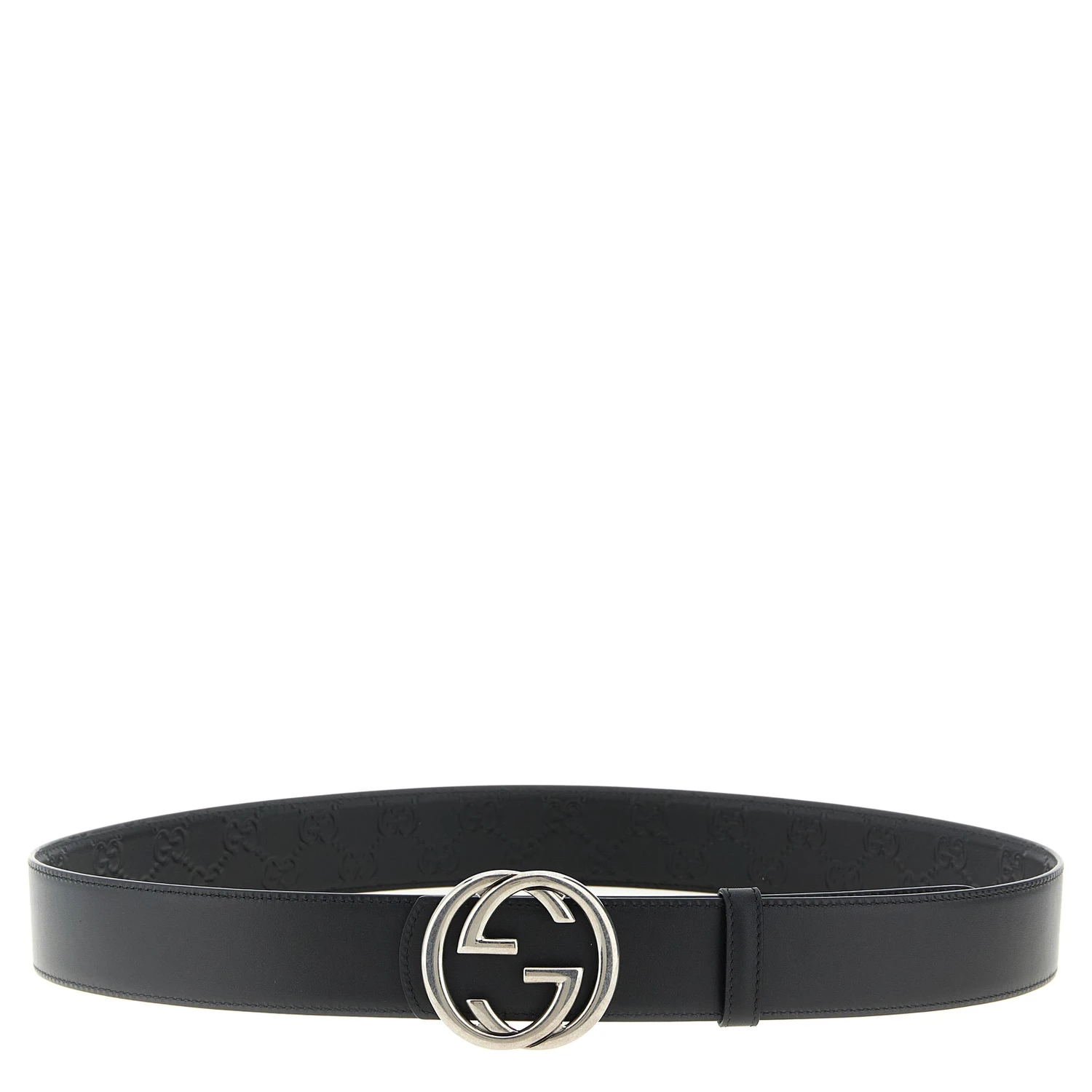 Black Calfskin Regular Belt