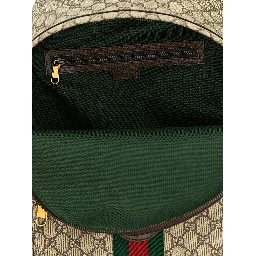 Beige Polyethylene Backpack