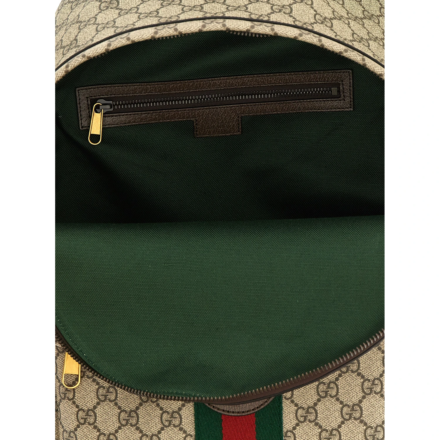 Beige Polyethylene Backpack