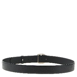 Black Calfskin Regular Belt