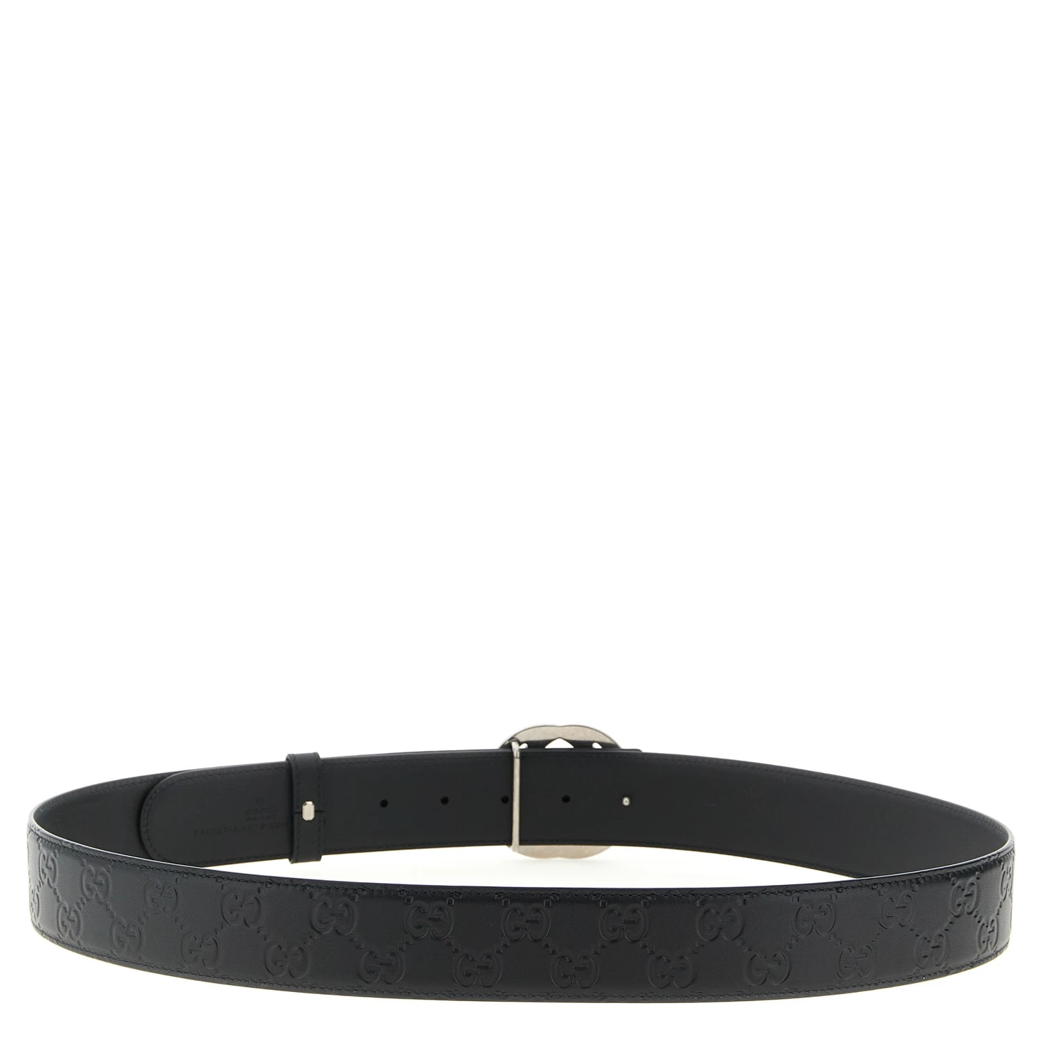 Black Calfskin Regular Belt
