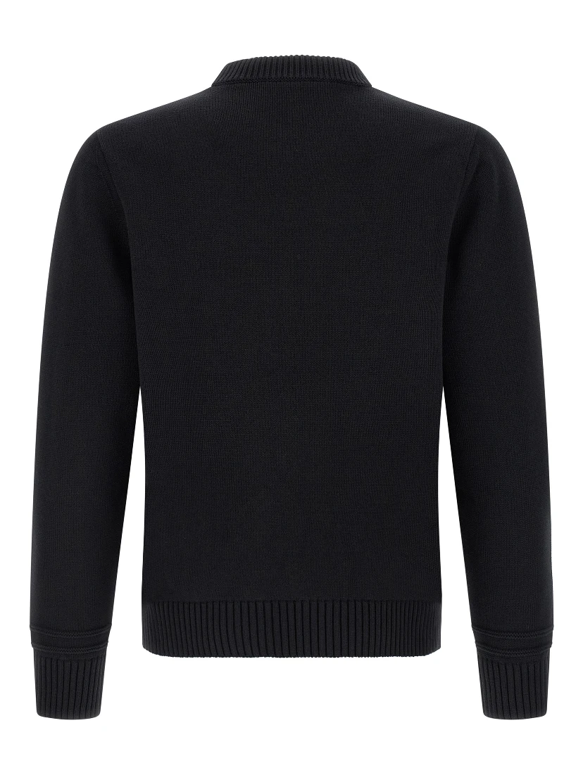 Black Cotton Cardigan