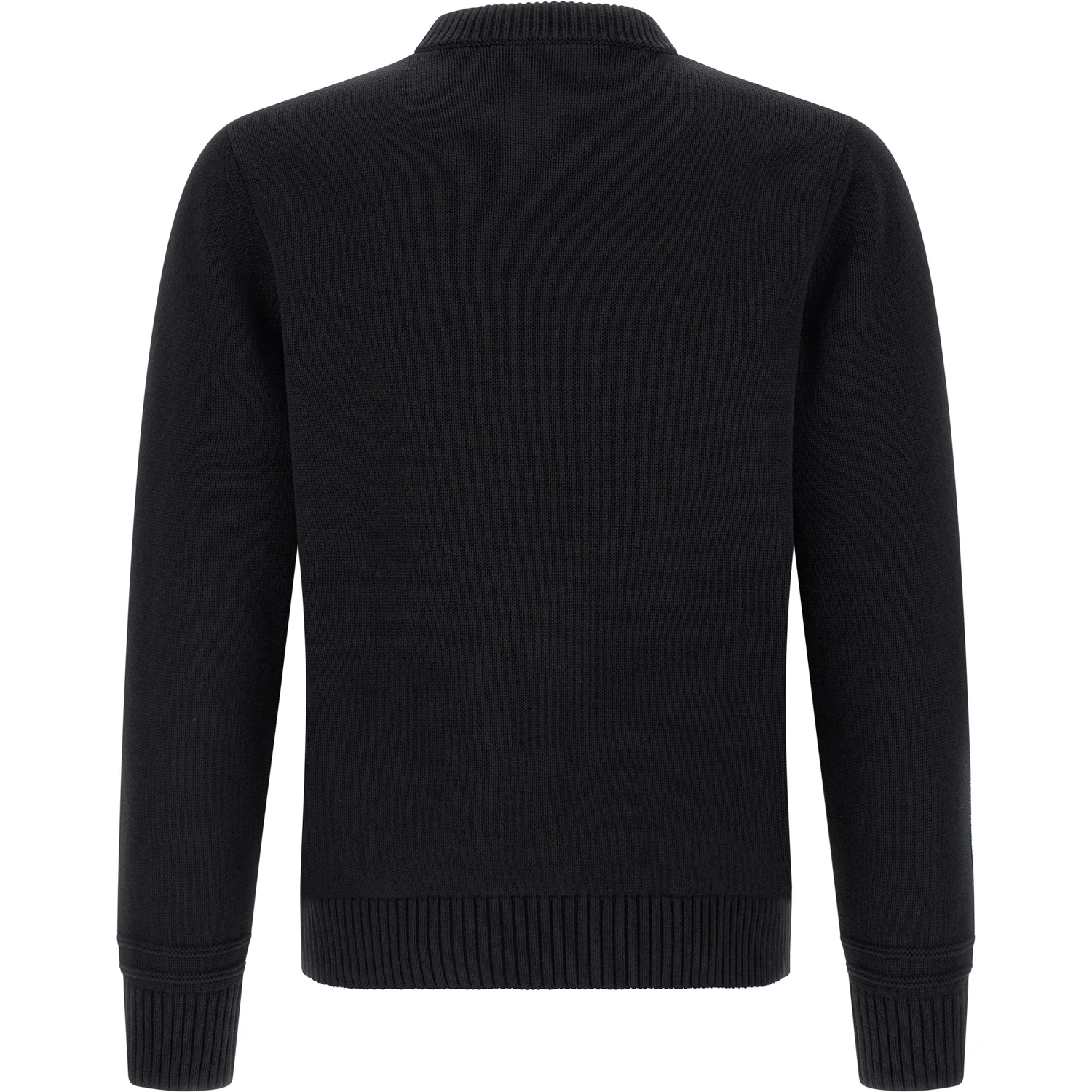 Black Cotton Cardigan