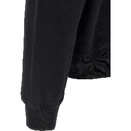 Black Cotton Sweatshirt