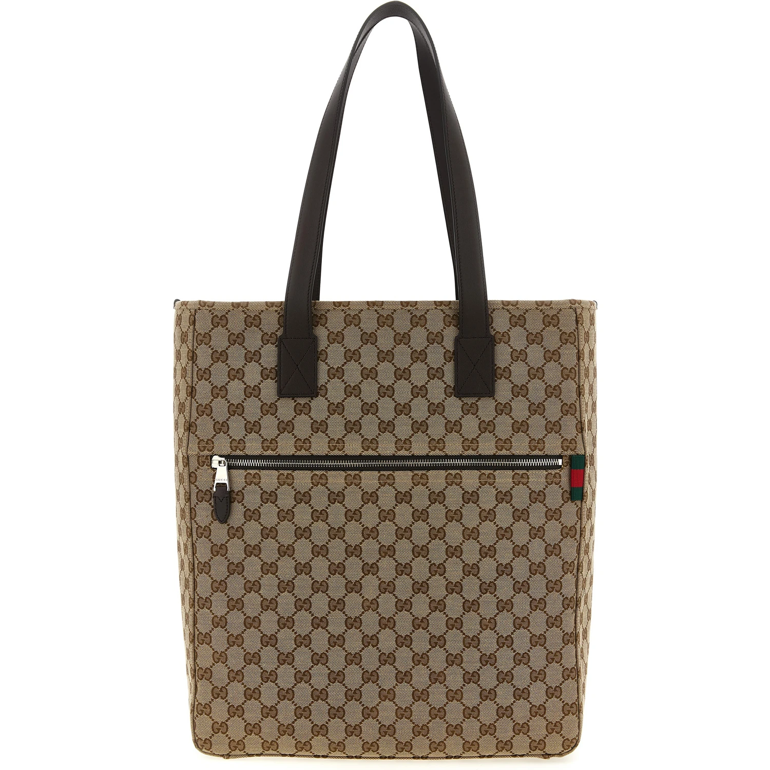 Brown Polyester Shoulder Bag