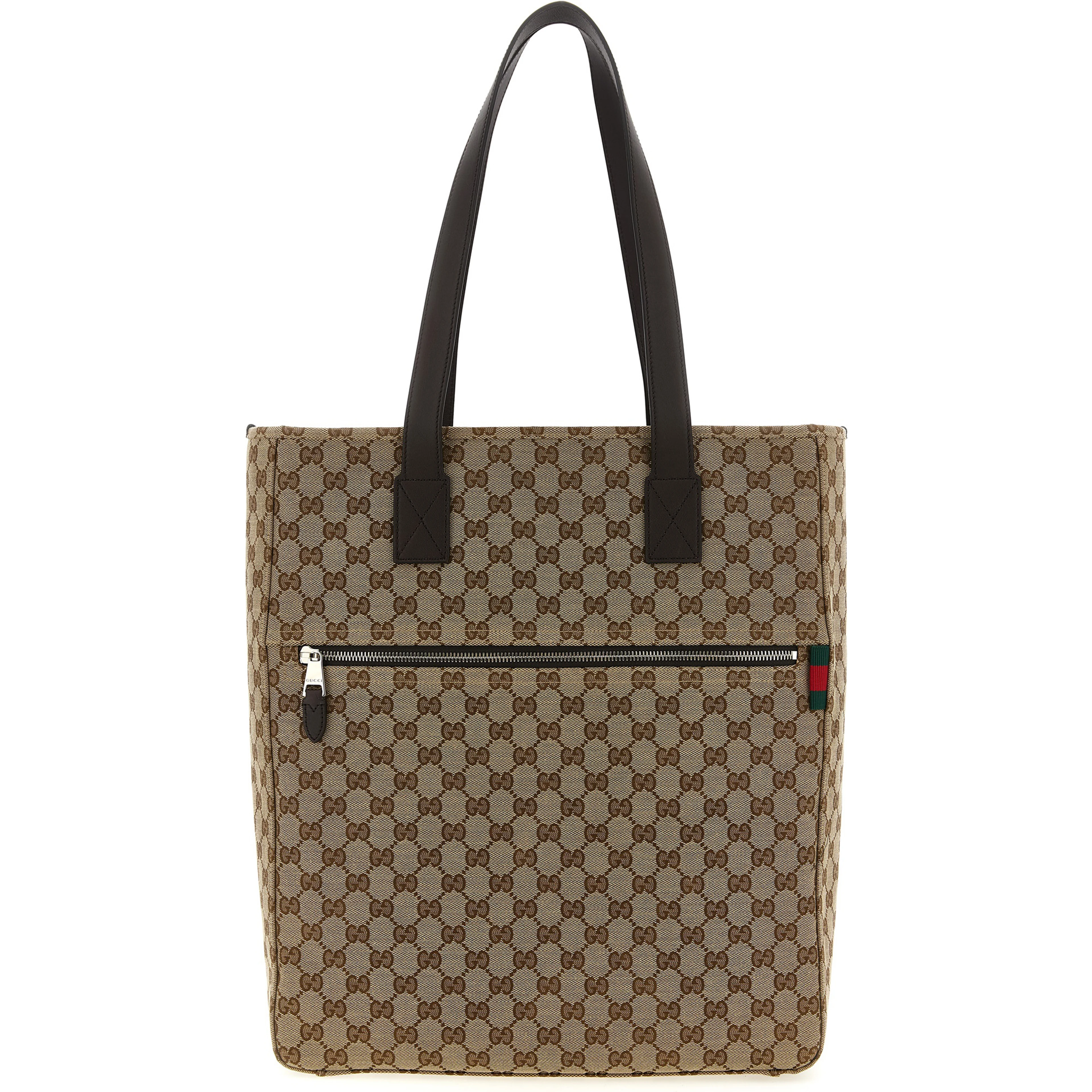 Brown Polyester Shoulder Bag