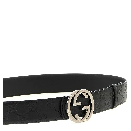 Black Calfskin Regular Belt