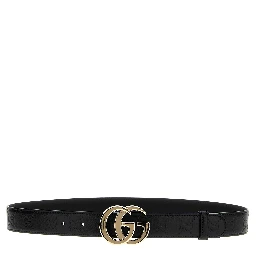 Black Calfskin Regular Belt