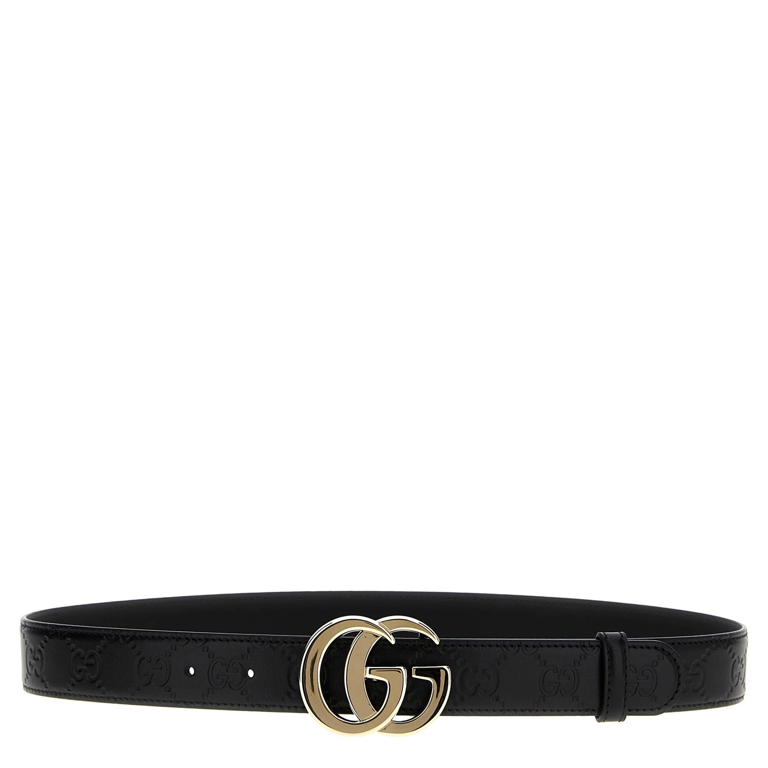Black Calfskin Regular Belt
