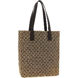 Brown Polyester Shoulder Bag