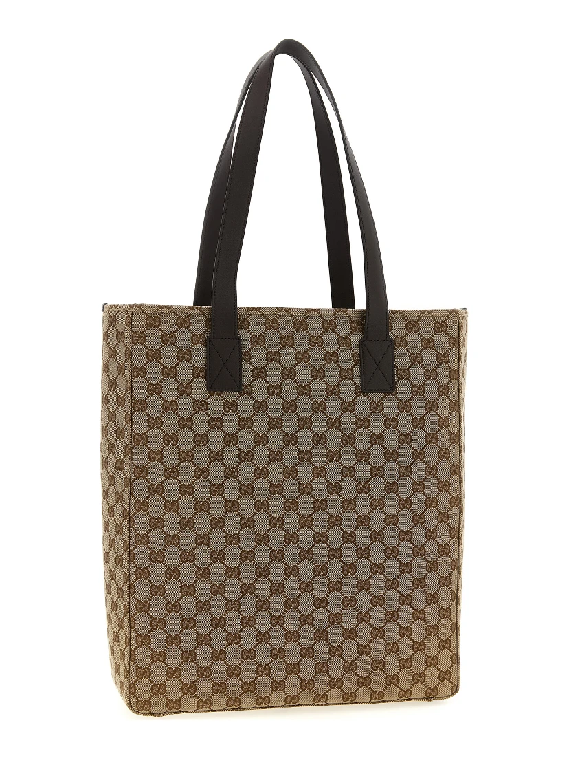 Brown Polyester Shoulder Bag