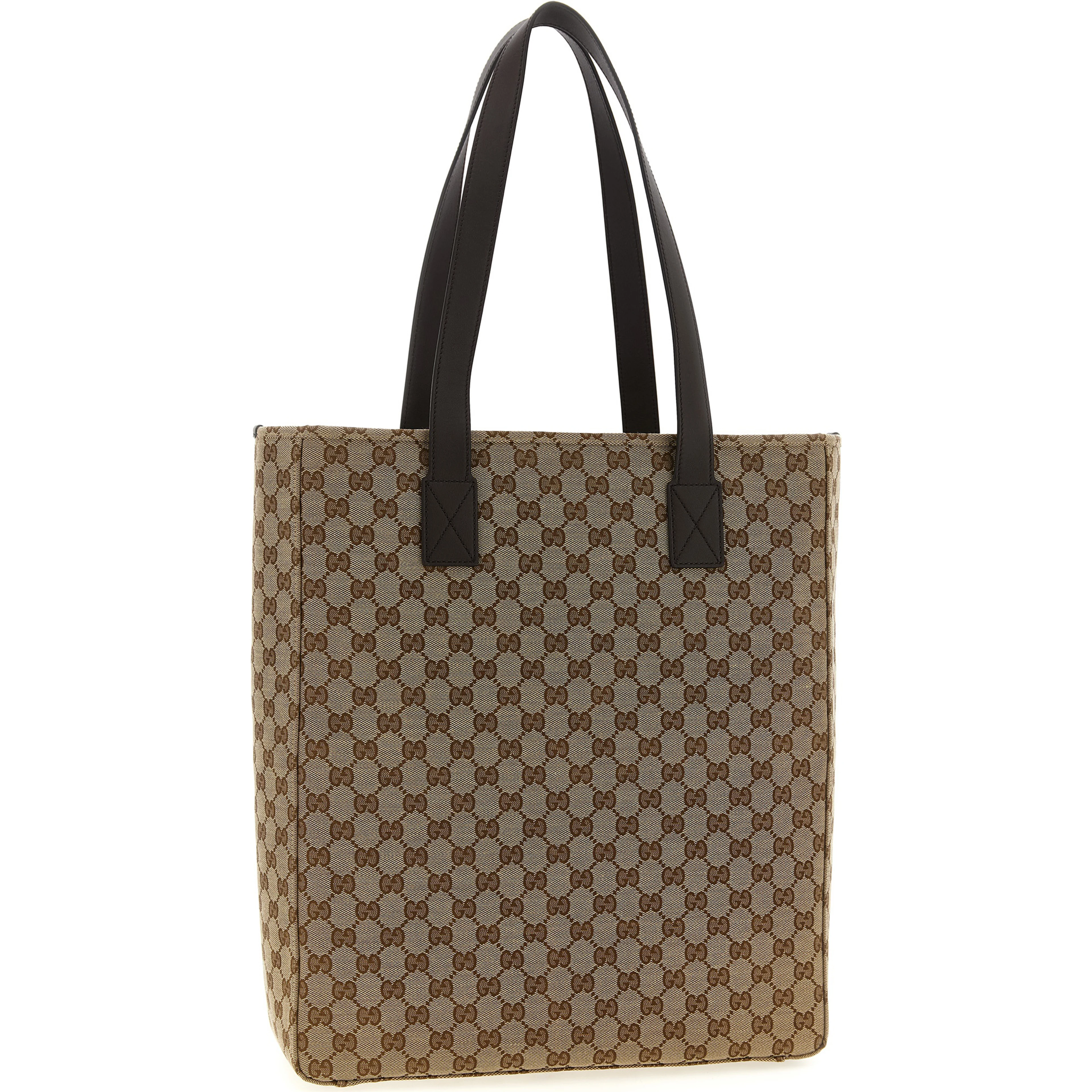 Brown Polyester Shoulder Bag