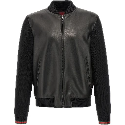 Black Lamb Leather Leather Jacket