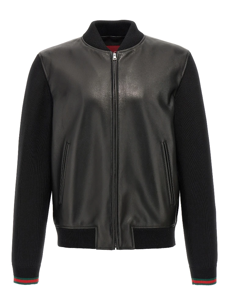 Black Lamb Leather Leather Jacket