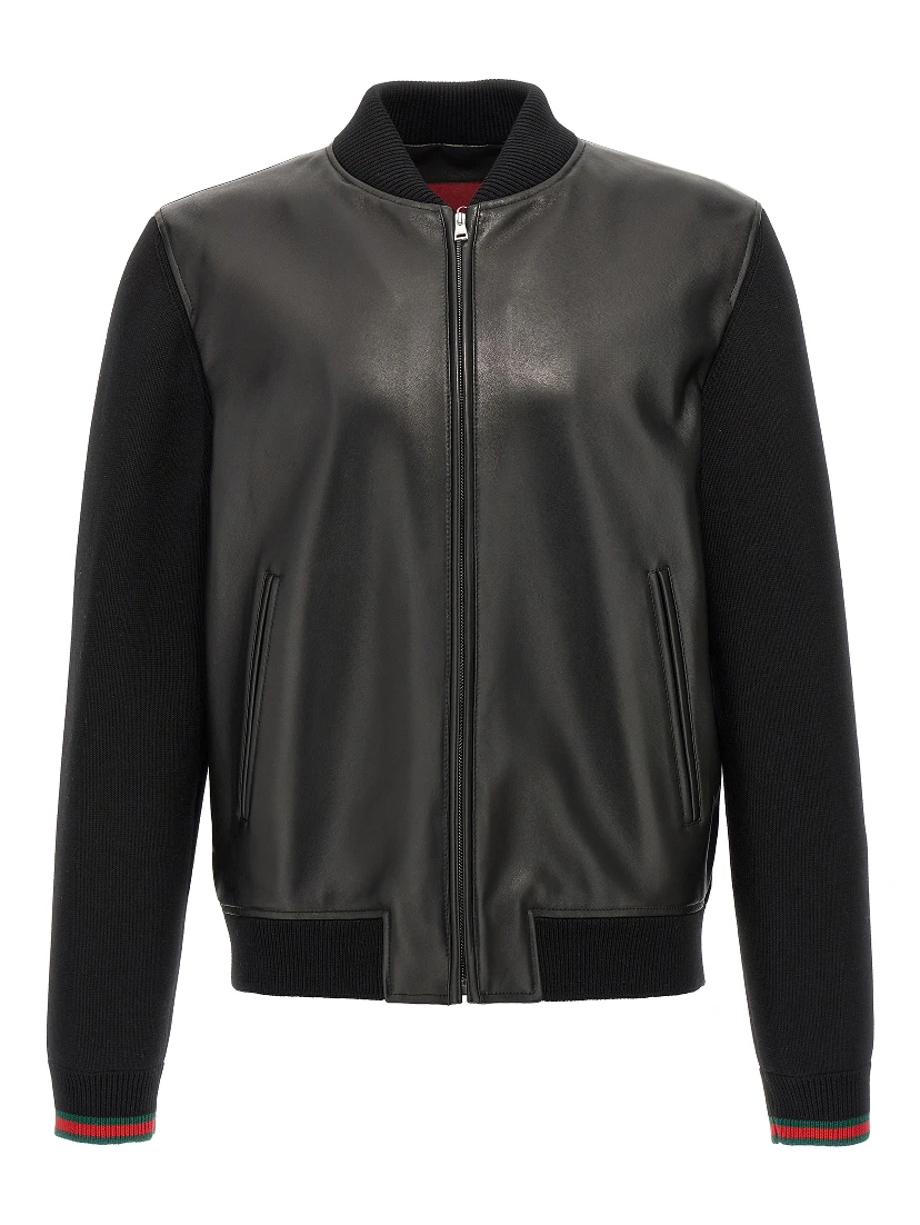 Black Lamb Leather Leather Jacket