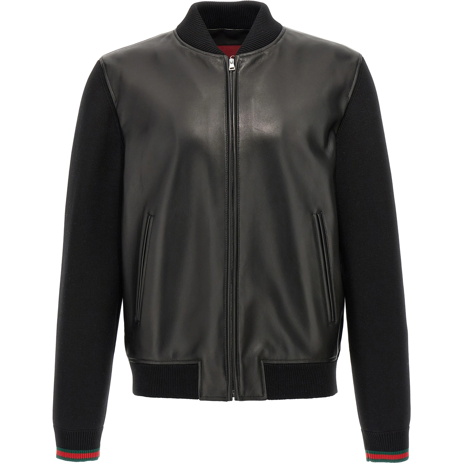 Black Lamb Leather Leather Jacket