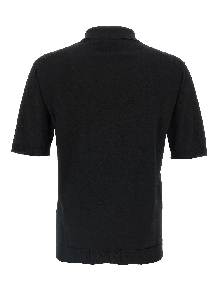 Black Wool Polo Shirt alternative