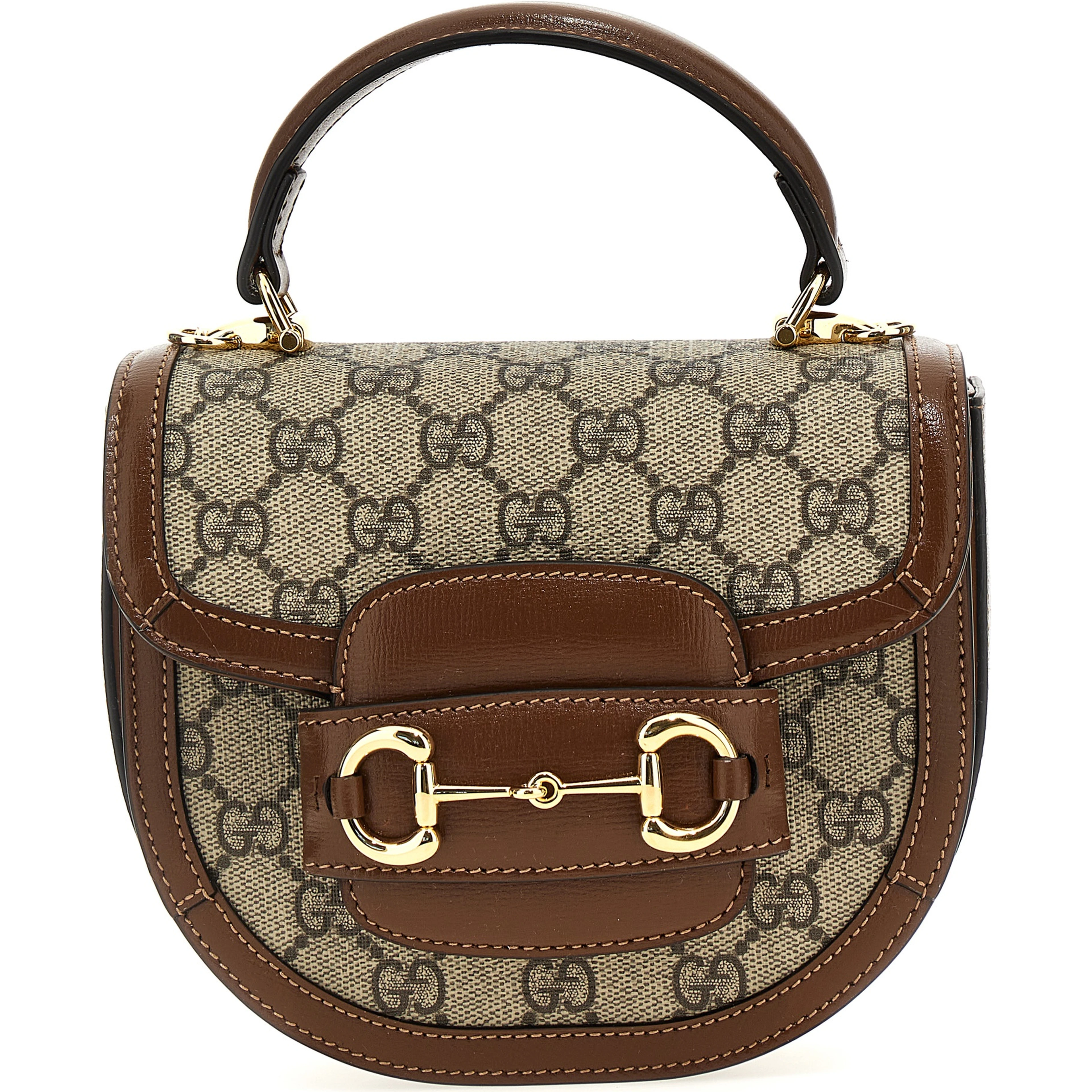 Brown Polyethylene Handbag