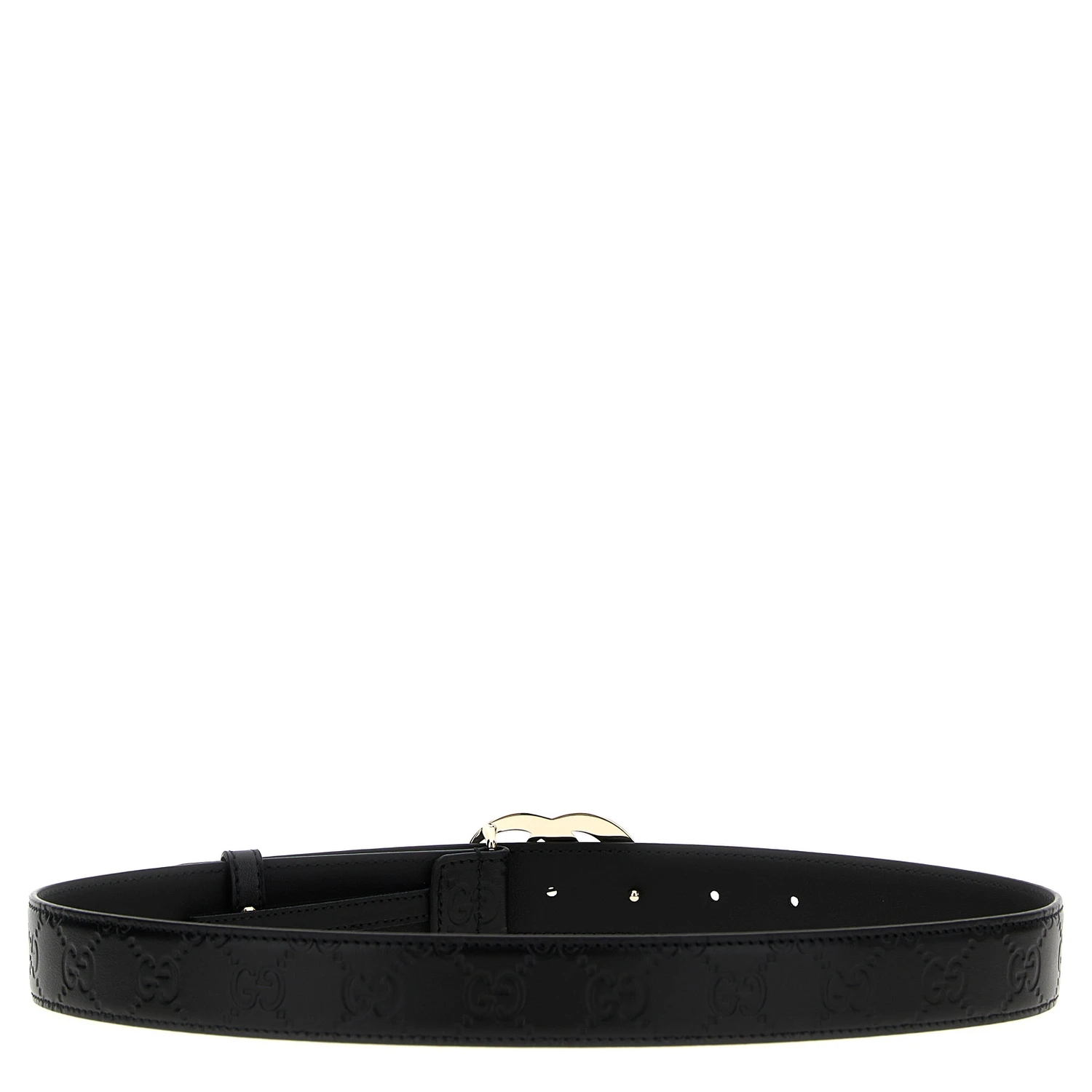 Black Calfskin Regular Belt