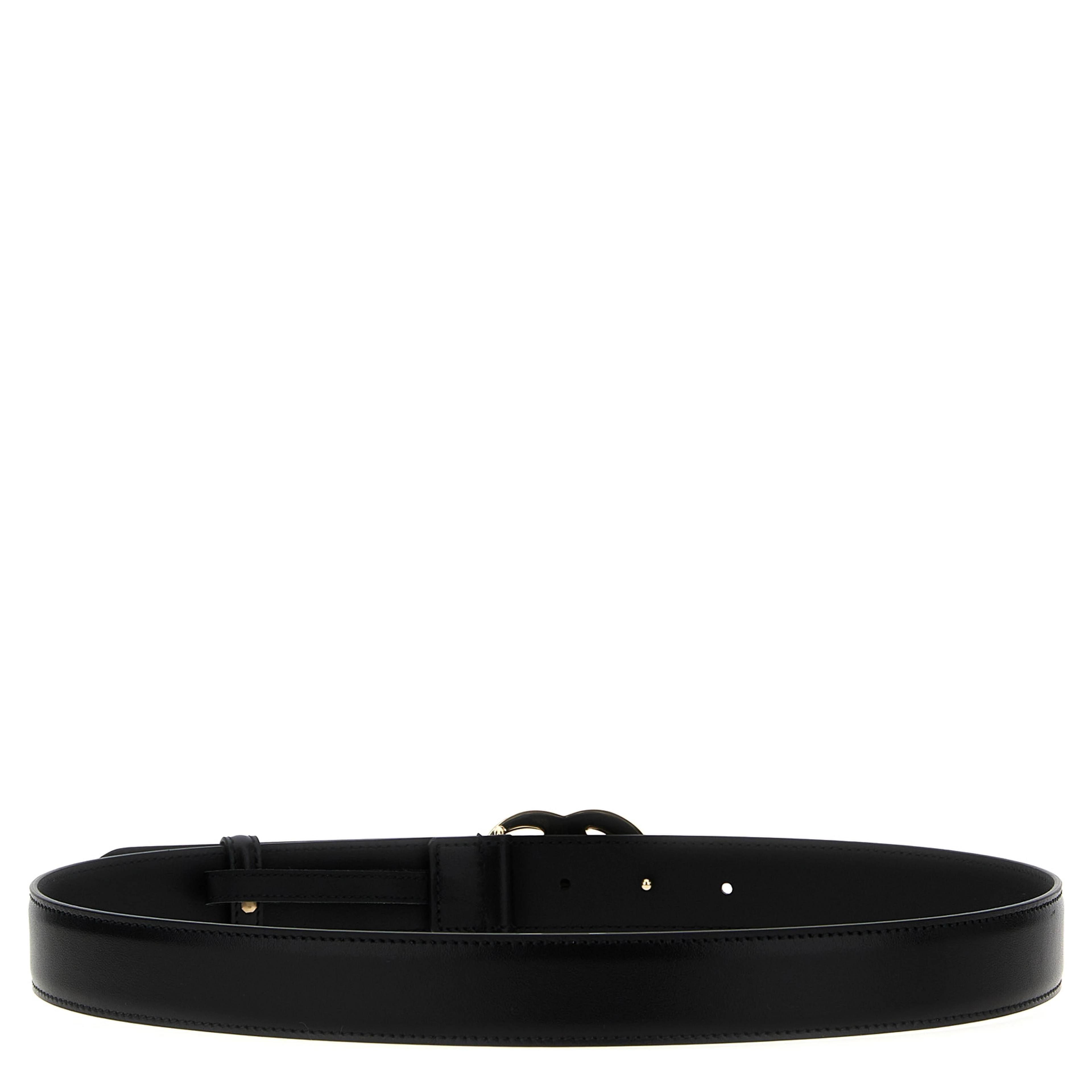 Black Calfskin Regular Belt