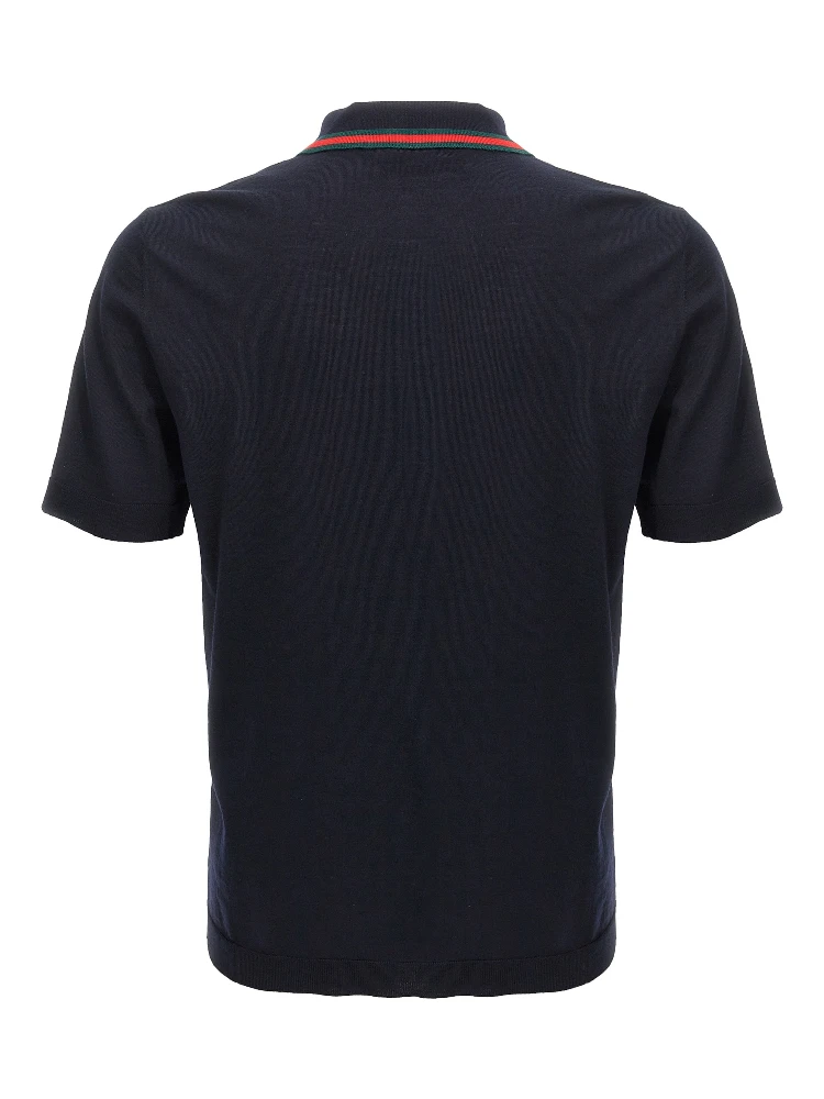 Blue Wool Polo Shirt alternative