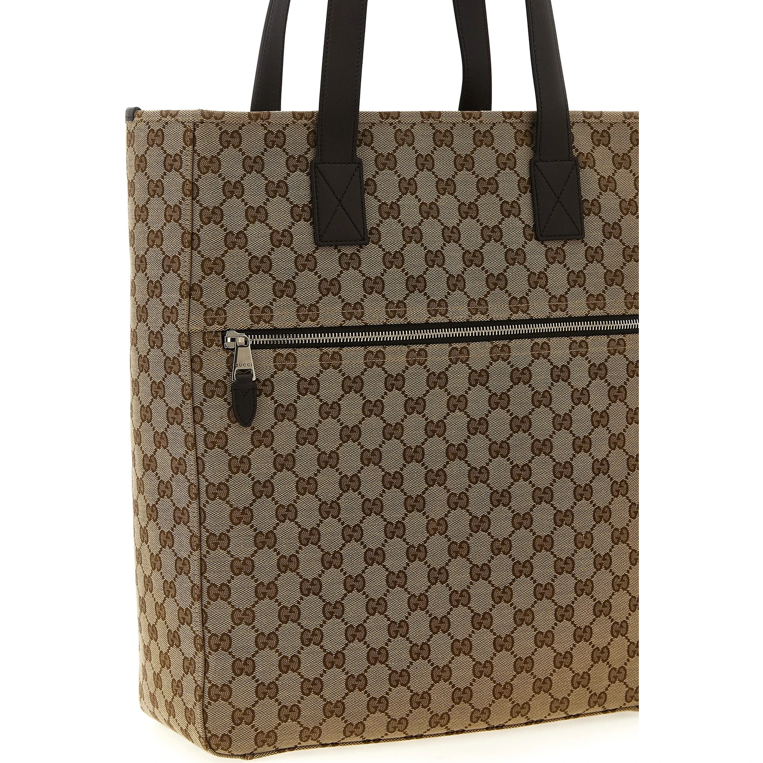 Brown Polyester Shoulder Bag