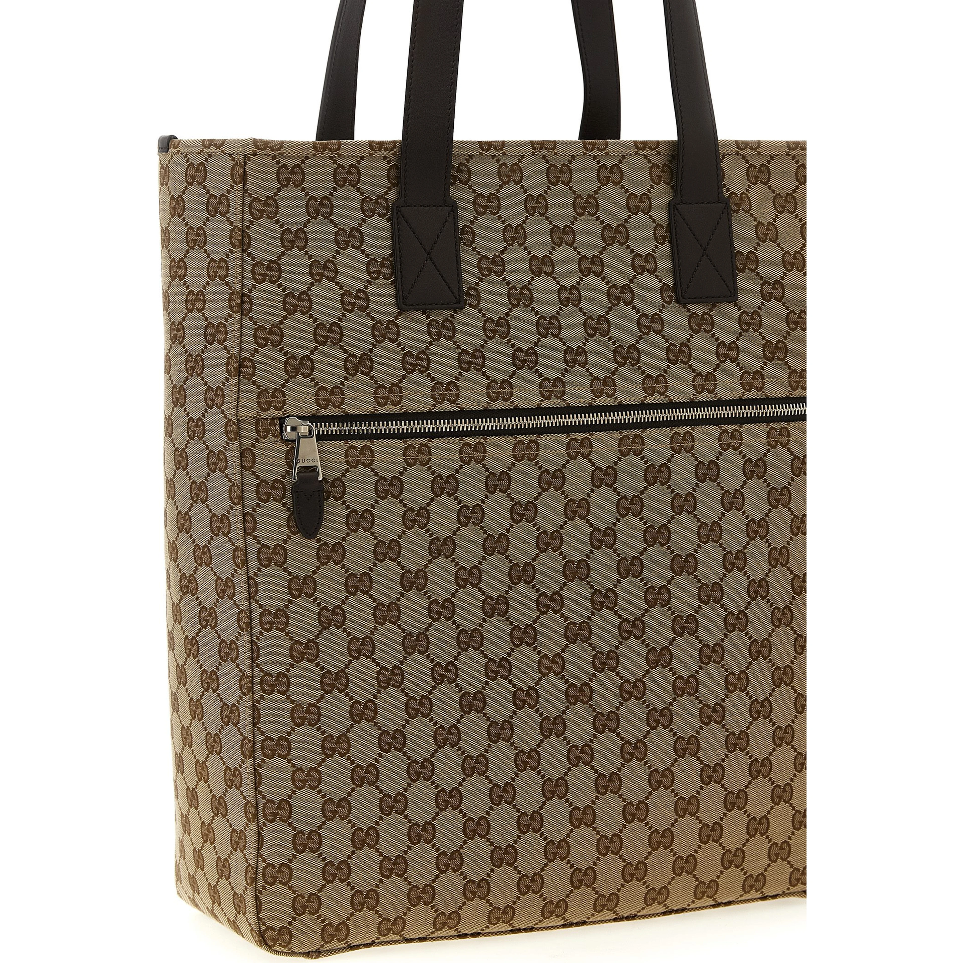 Brown Polyester Shoulder Bag
