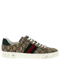 Multicolor Polyethylene Low Top Sneakers