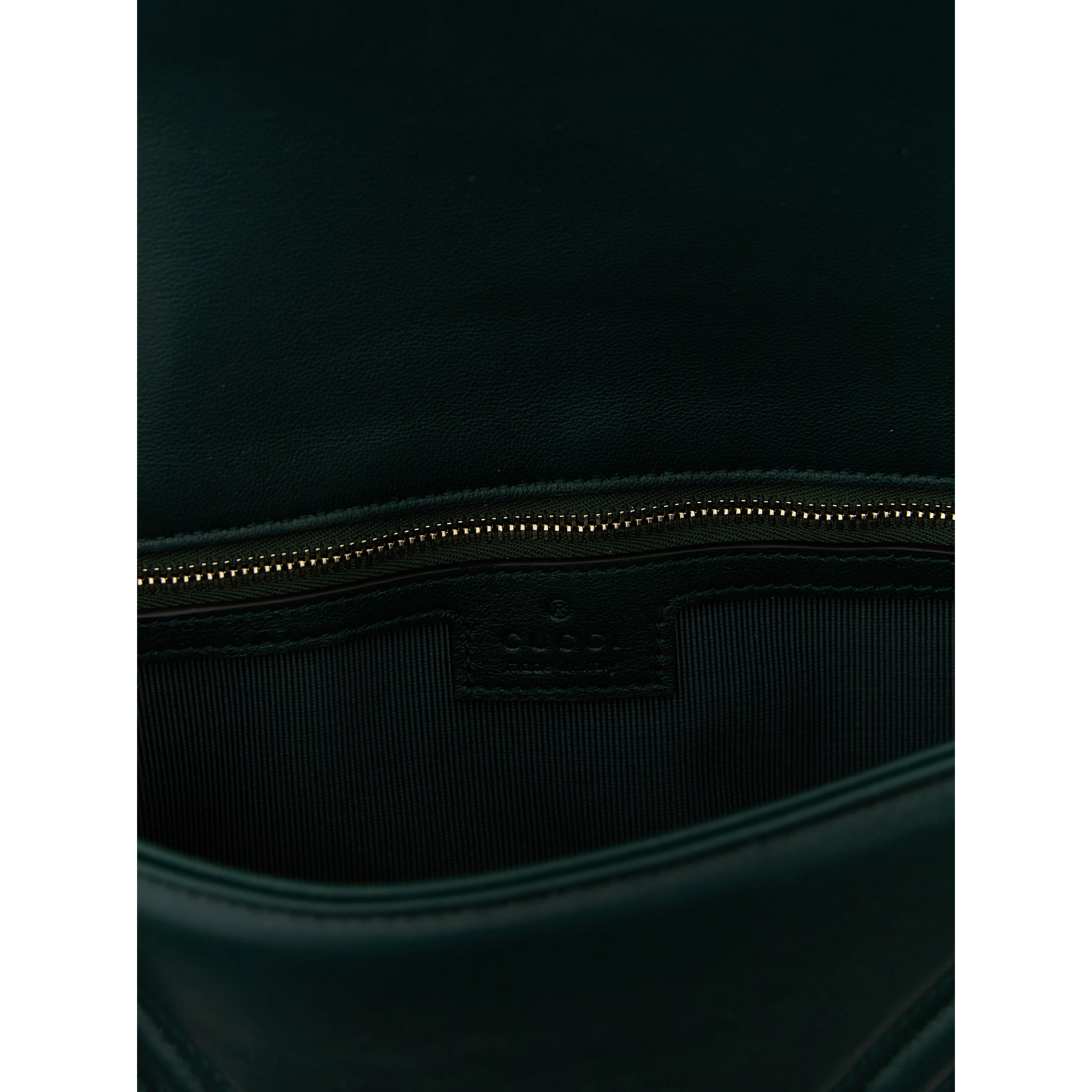 Bicolor Lamb Leather Shoulder Bag