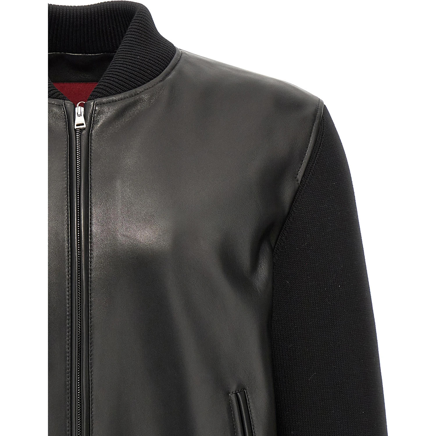 Black Lamb Leather Leather Jacket