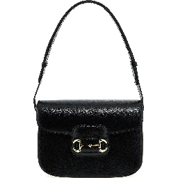 Black Leather Shoulder Bag