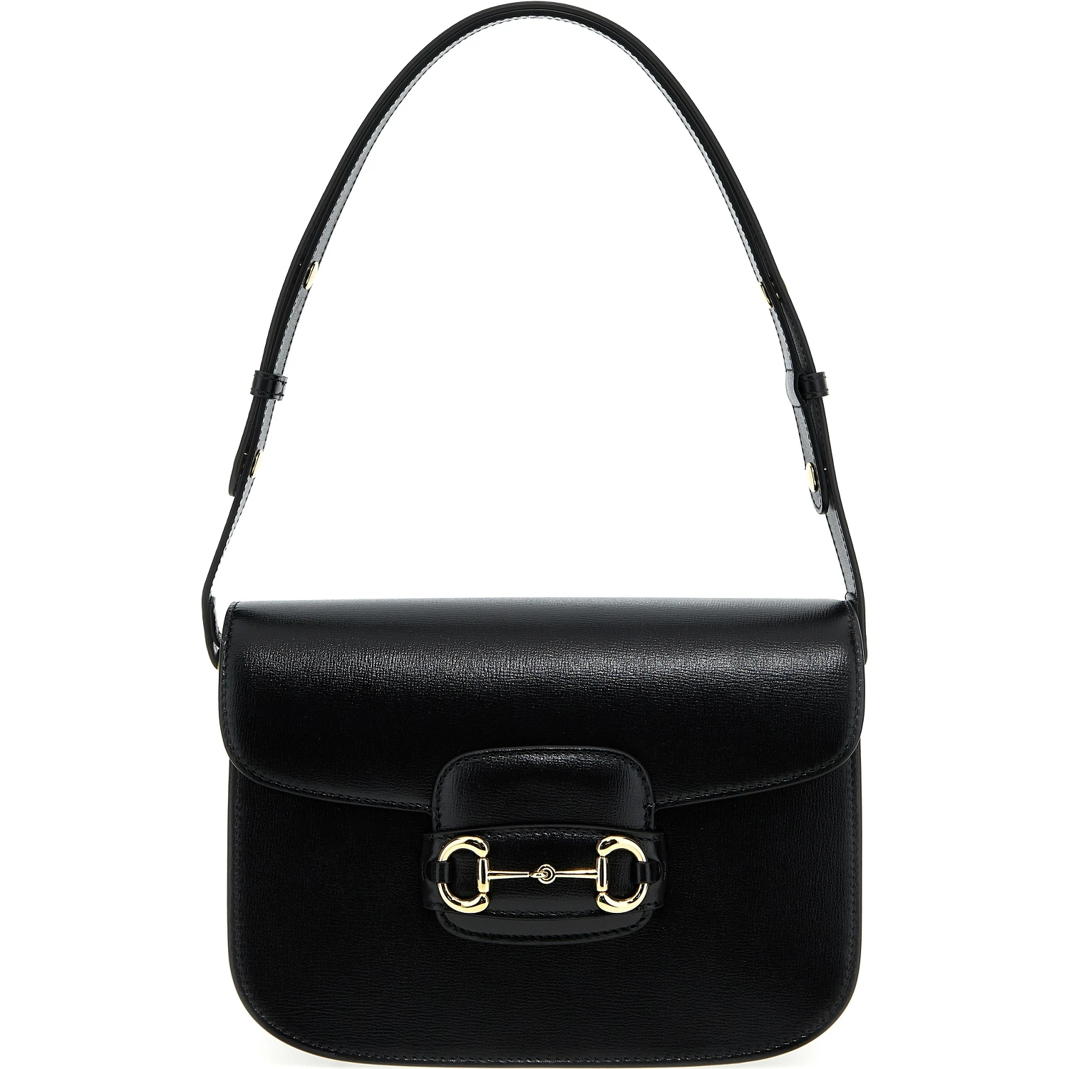 Black Leather Shoulder Bag