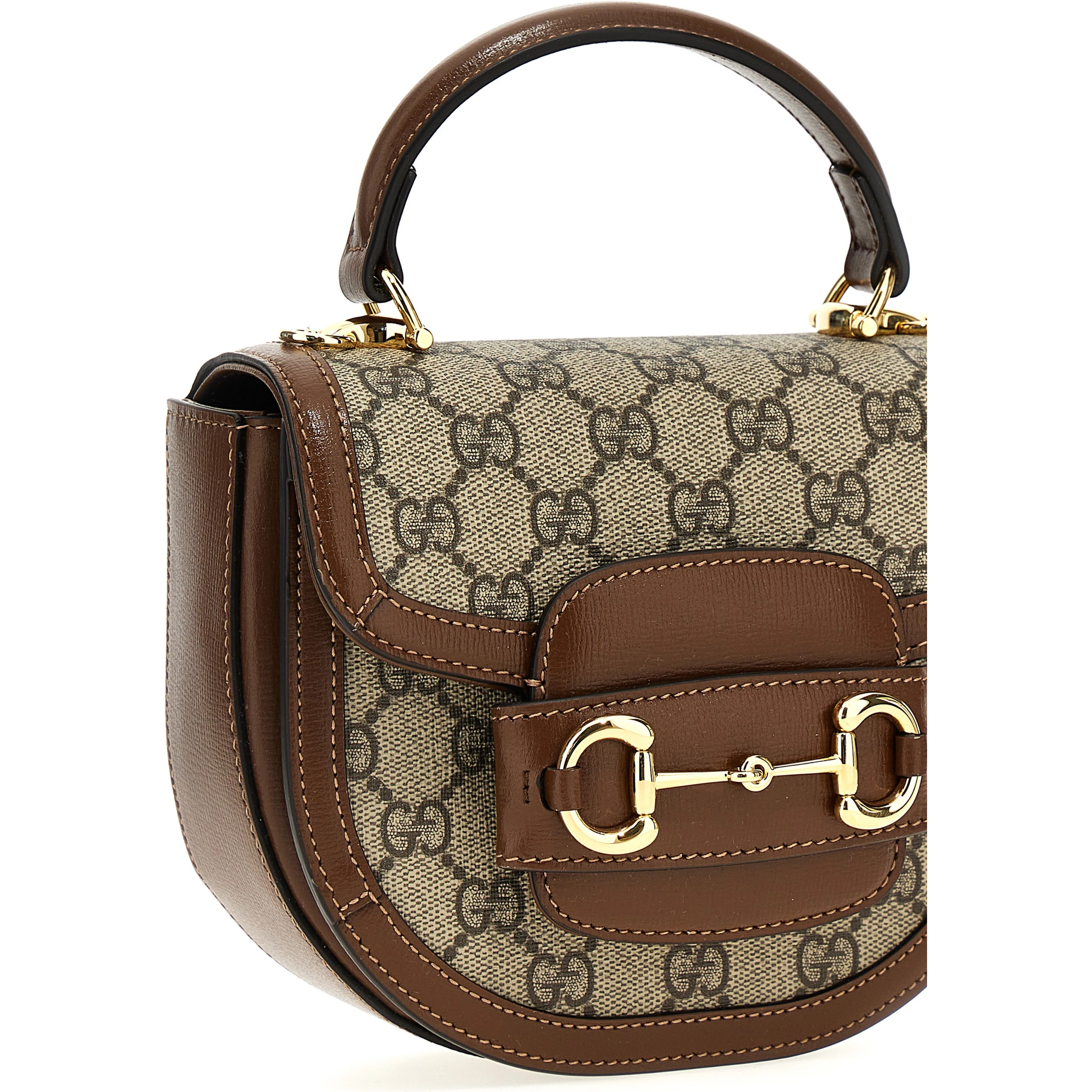 Brown Polyethylene Handbag