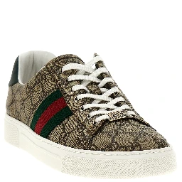 Multicolor Polyethylene Low Top Sneakers