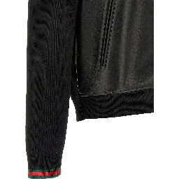 Black Lamb Leather Leather Jacket