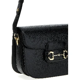 Black Leather Shoulder Bag