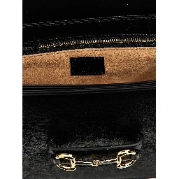 Black Leather Shoulder Bag