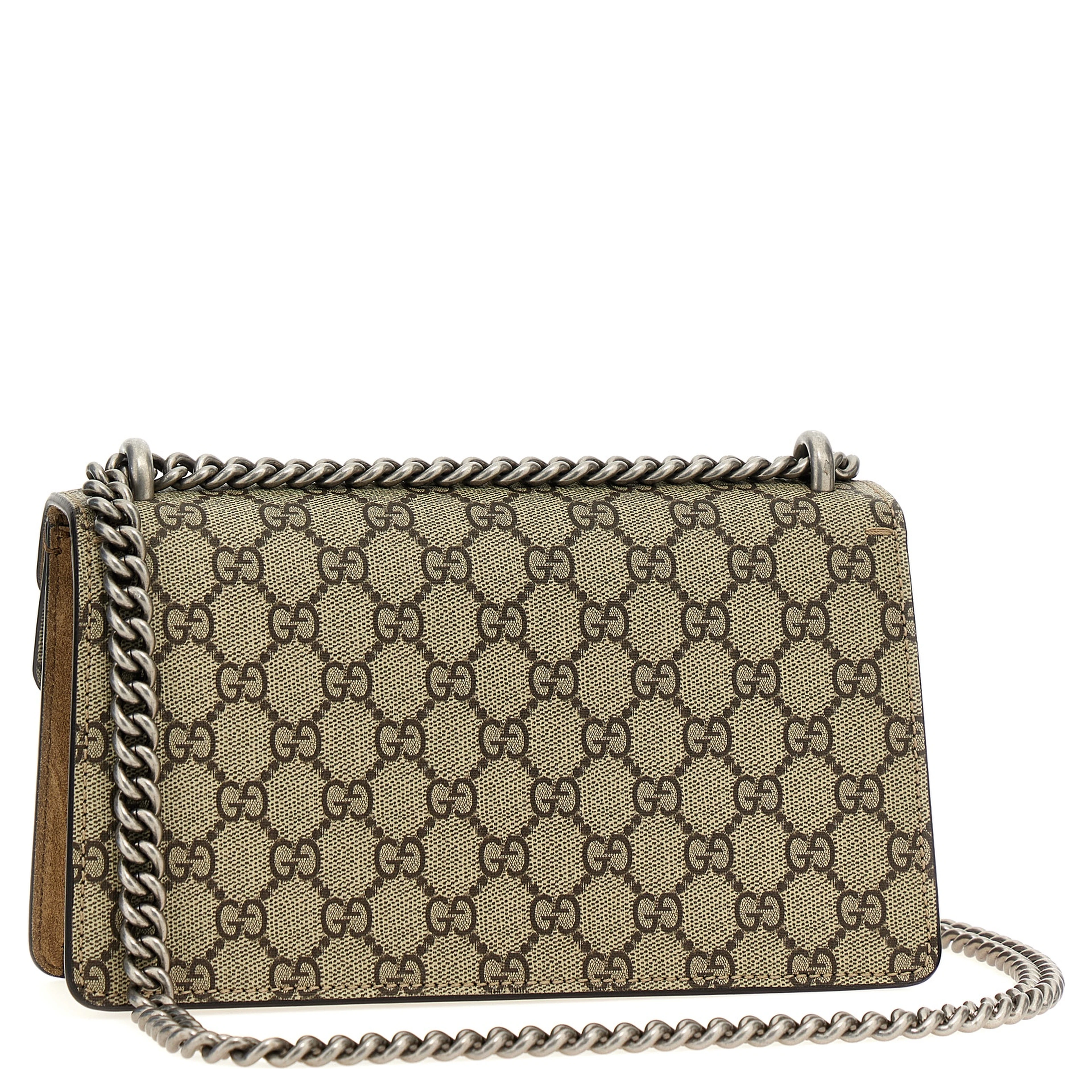 Beige Calfskin Shoulder Bag